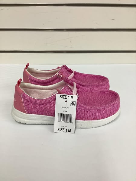 Eddie Bauer Girls Canvas Slip-On Shoe Size 1