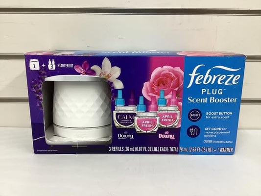 Febreze PLUG Scent Booster Kit, 1 Device + 3 Refills