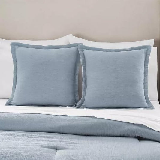Member's Mark 2-Pack Reversible Cotton Slub Pillows