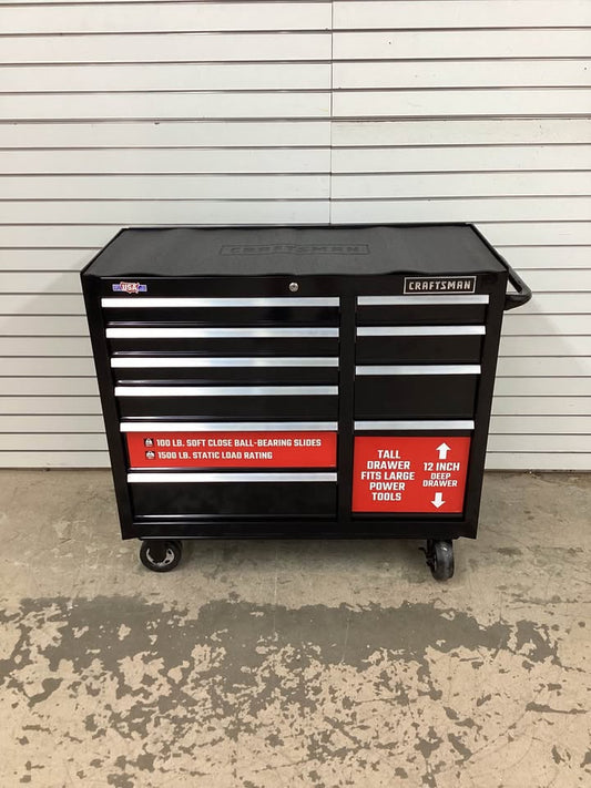 Craftsman 41-Inches W x 37.5-Inches H 10 -Drawer Steel Rolling Tool Cabinet