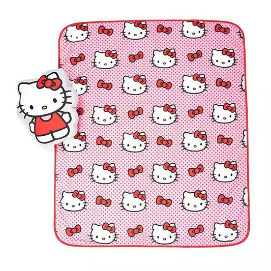 Hello Kitty Pillow and Throw Set, "40 x 50"