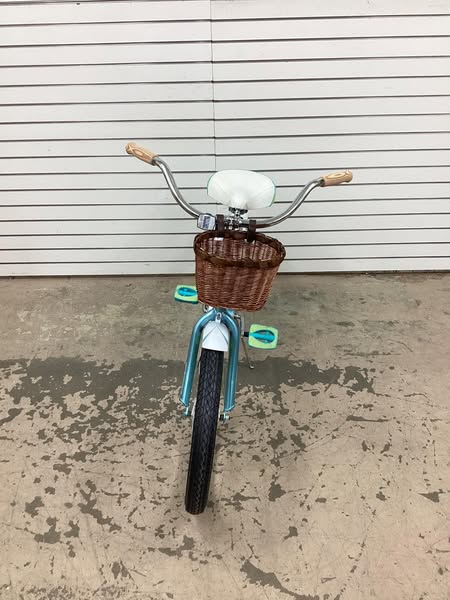 Huffy Panama Jack Girl's Beach Cruiser Bike, Pool Blue, 20 inch