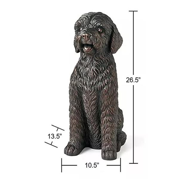 Member's Mark Sitting Doodle Dog Statue