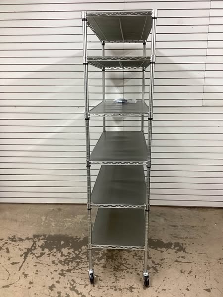 Member's Mark 6-Tier NSF Heavy Duty Wire Shelving, 47.75" W x 18" D x 75.5" H