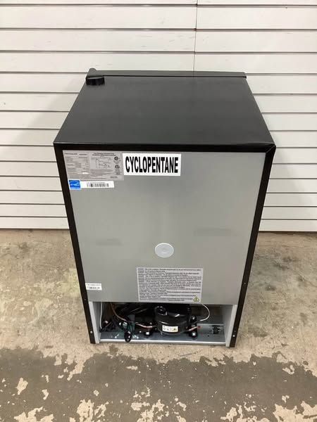 Frigidaire 4.5cu. ft. Mini Refrigerator in Retro Bar Style Fridge with Side Bottle Opener in Black Color