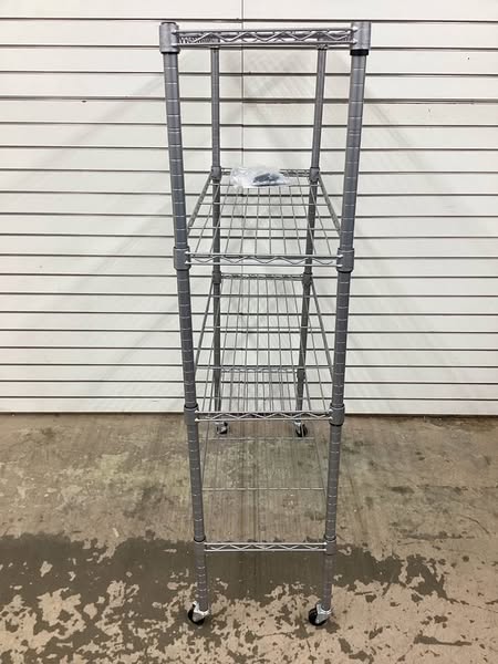 Seville Classics 4-Tier Steel Wire Shelving, 36" W x 14" D x 56.5"H