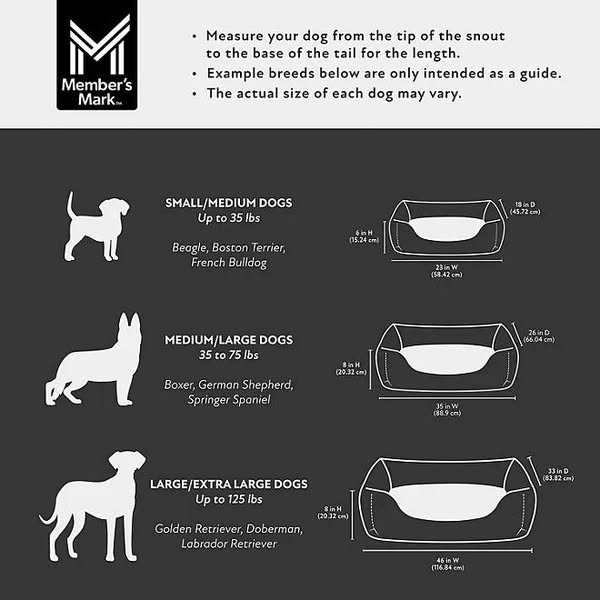 Member's Mark Premium Cuddler Pet Bed