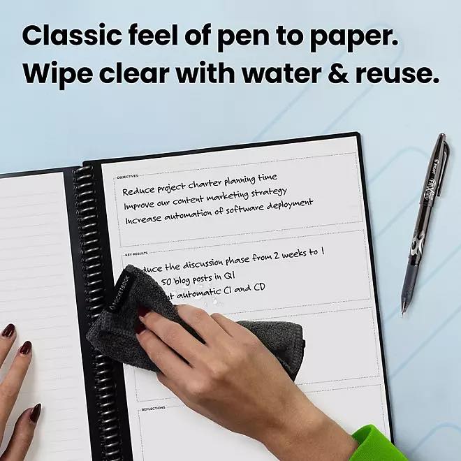 Rocketbook Fusion 8.5" x 11" Notebook and Pen Station Bundle