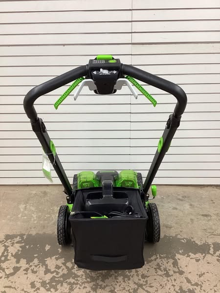 Greenworks 80-volt, 25-in Self Propelled Battery Walk Mower with (2) 2.5 Ah Batteries & Charger Included