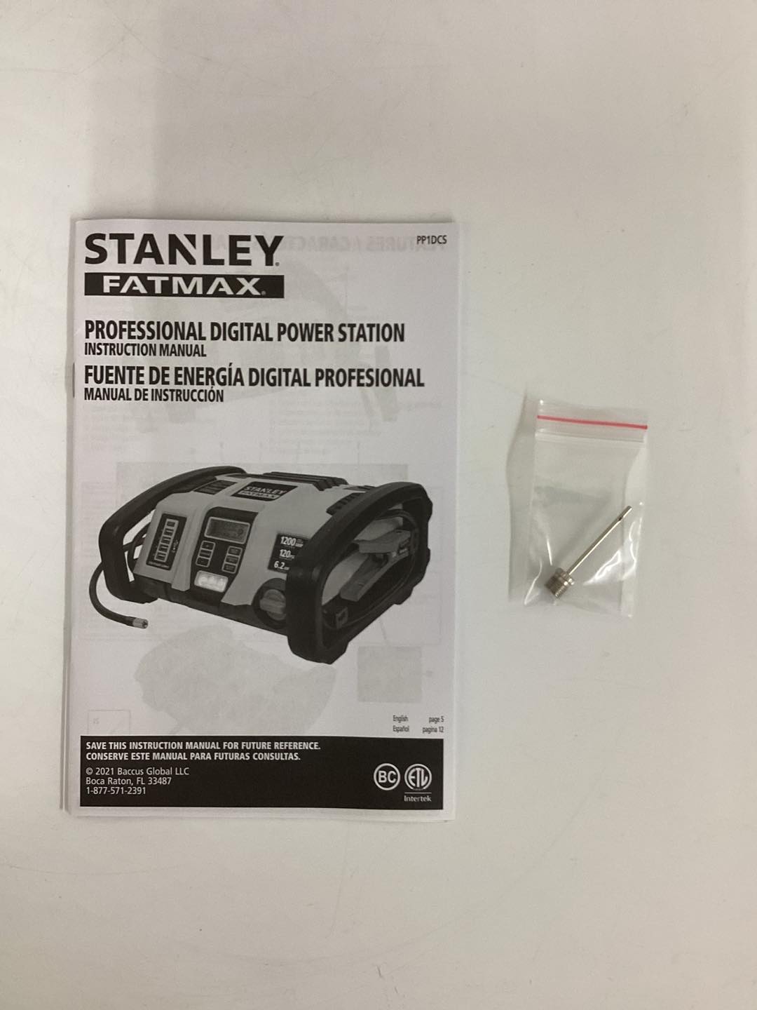 Stanley Fatmax Professional Power Station With 120 PSI Air Compressor - Lightly Used