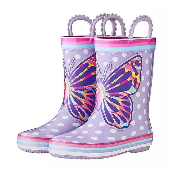 Member's Mark Toddler Girls Waterproof Rain Boot Size 13/1