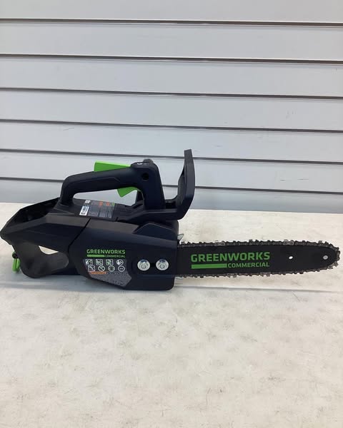 Greenworks Commercial 48V 12" Top-Handle Chainsaw with Battery and Charger 48TH12