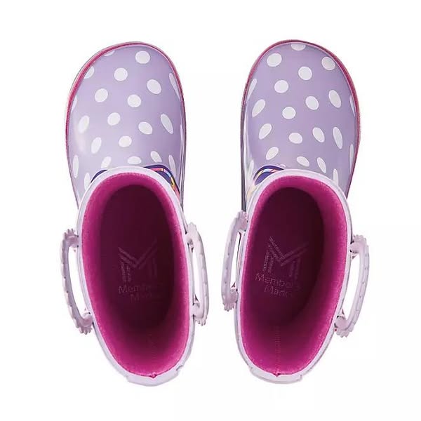 Member's Mark Toddler Girls Waterproof Rain Boot Size 13/1