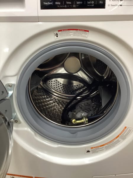 Hamilton Beach  2.7 cu. ft. White All-in-One Front Loading Washer and Dryer Combo