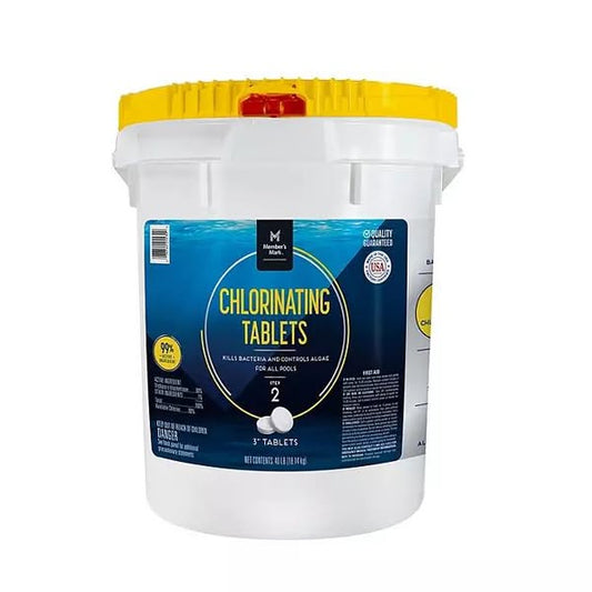 Member's Mark 99% Pure Chlorine Tablets, 40 lbs