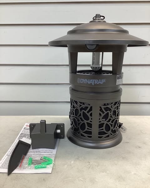 DynaTrap ½ Acre LED Mosquito and Insect Trap with Cleaning Brush and Hanging Hook