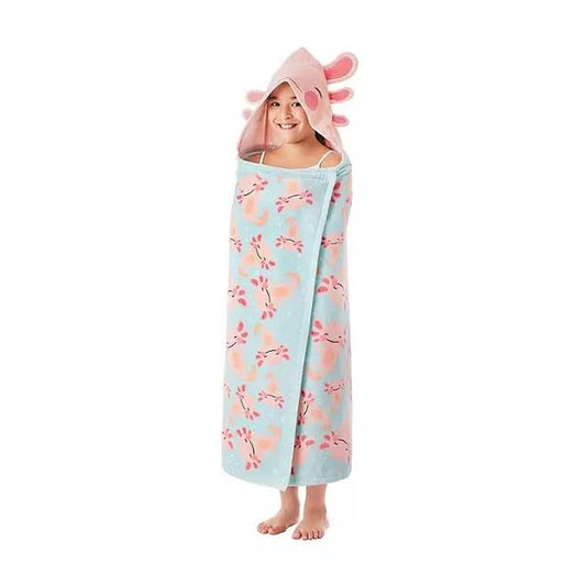 Member's Mark 100% Cotton Kids' Hooded Towel With Hand Pockets