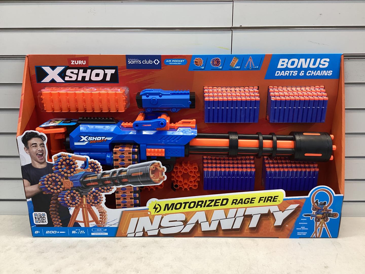 Zuru X-Shot Insanity Motorized Rage Fire Blaster