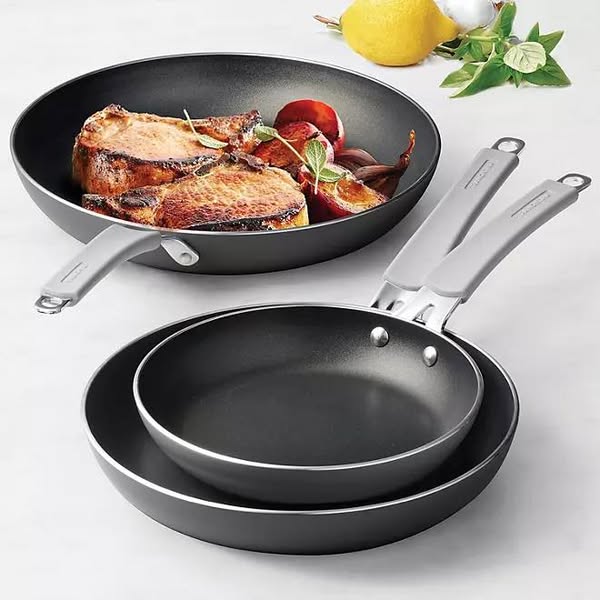 Tramontina 3-Pack Fry Pans with Nonstick Interior