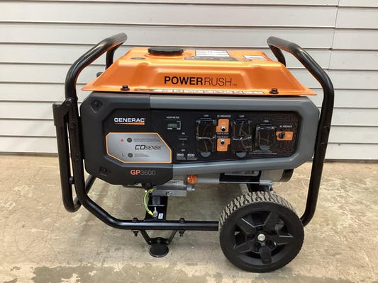 Generac 4500 / 3600-Watt Gasoline Powered Recoil Start Portable Generator with COSense