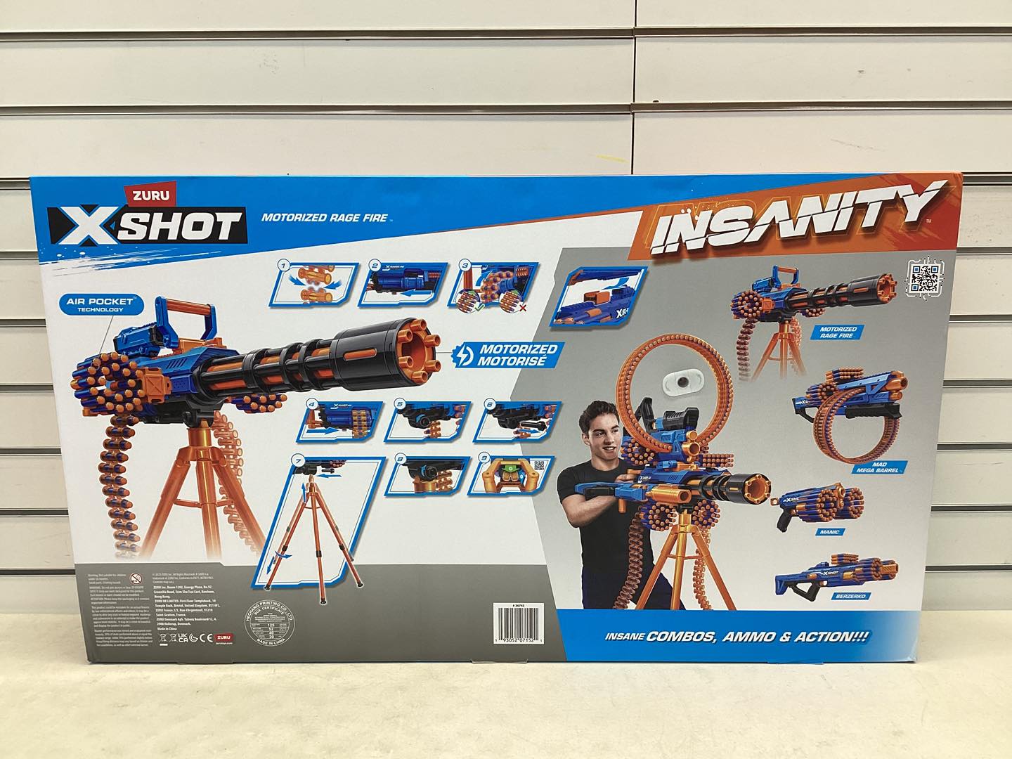 Zuru X-Shot Insanity Motorized Rage Fire Blaster