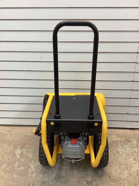 DEWALT 4 Gal. 1.1 HP Continuous Electric Wheeled Dolly-Style Air Compressor with Panel