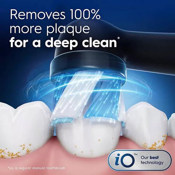 Oral-B iO Series Electric Toothbrush Replacement Brush Heads, Ultimate Clean