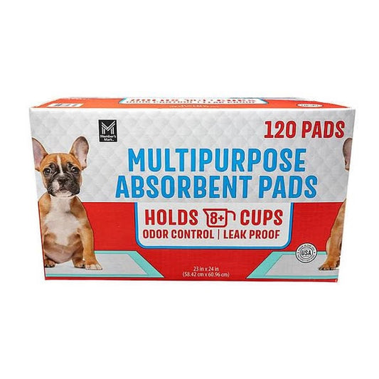 Member's Mark Multipurpose Absorbent Training Pads, 23" x 24", 120 ct.