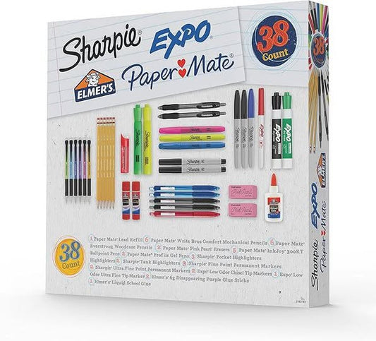 School Supplies Kit, 38 Pieces
