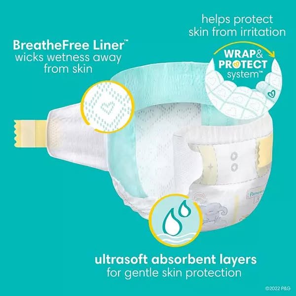 Pampers Swaddlers Diapers, Size 5, 144 ct.
