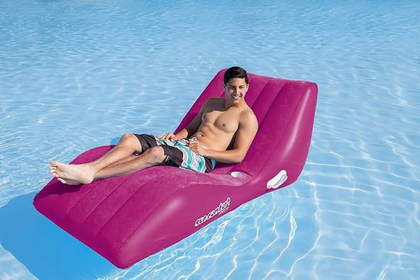 Airhead SUN COMFORT COOL SUEDE Zero Gravity Lounge, Raspberry
