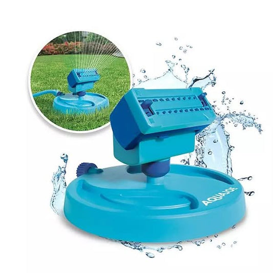 Aqua Joe Mini Gear-Driven Oscillating Sprinkler on Sled Base