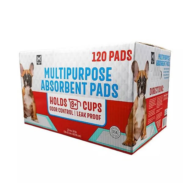 Member's Mark Multipurpose Absorbent Training Pads, 23" x 24", 120 ct.