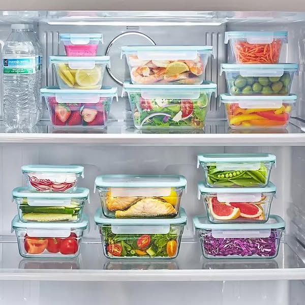 Member's Mark 24-Piece Glass Food Storage Set By Glasslock