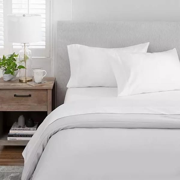 Member's Mark 450-Thread-Count Solid Sheet Set King Size