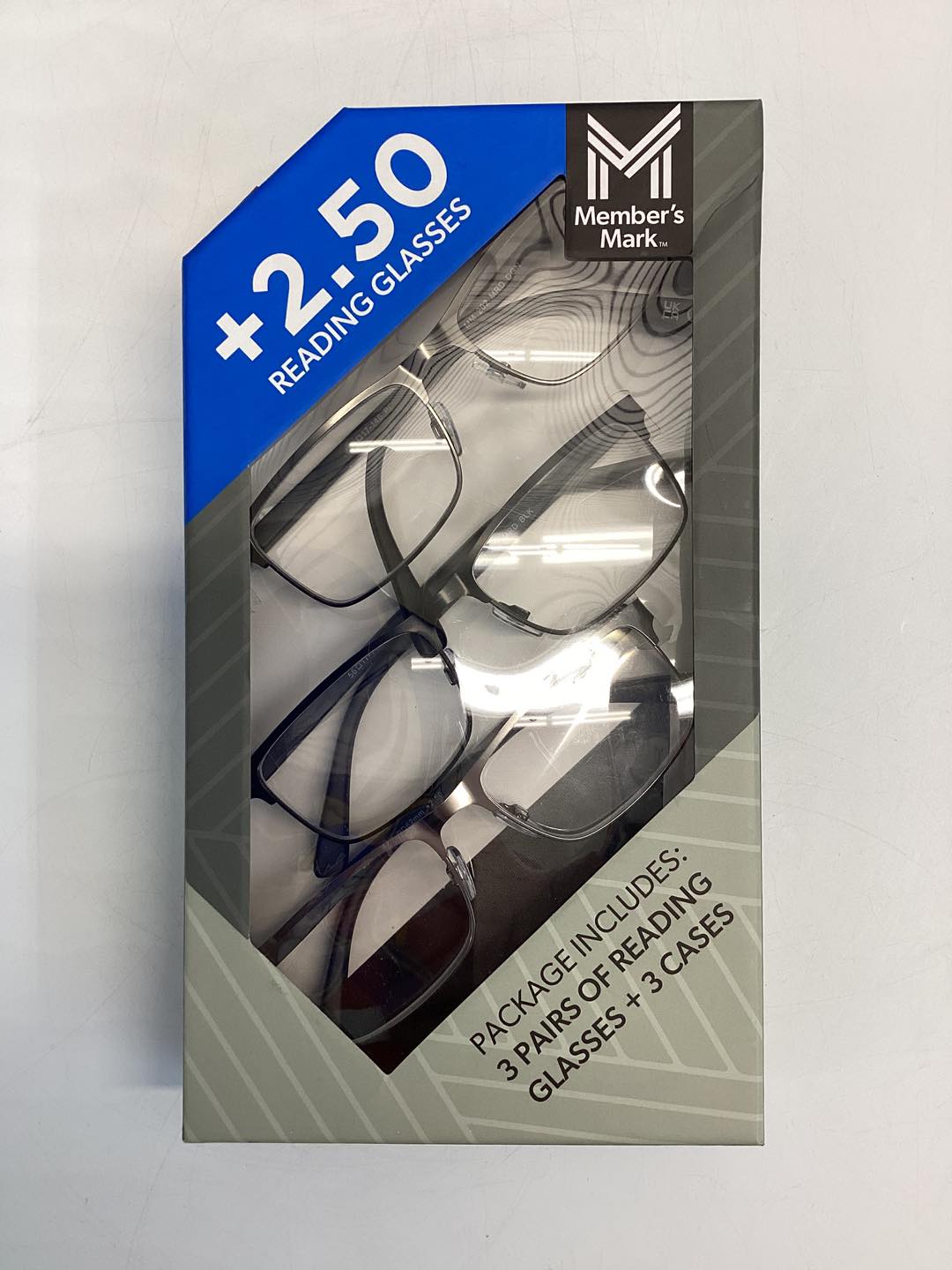 Member's Mark Rectangular Reading Glasses