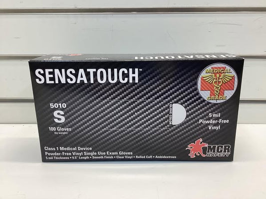 SENSATOUCH 5 MIL DISPOSABLE VINYL EXAM GLOVES