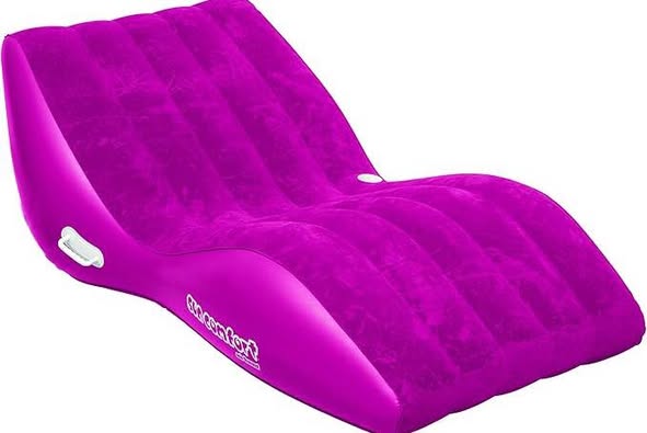 Airhead SUN COMFORT COOL SUEDE Zero Gravity Lounge, Raspberry