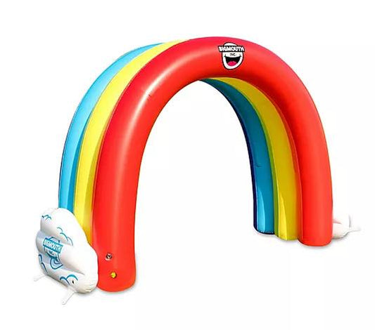 BIGMOUTH Rainbow Tunnel Inflatable Sprinkler 3 Arches
