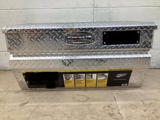Aluminum Storage Chest Truck Box - Diamond Plate, 36 3/4in.L x 20 1/2in.W x 18 1/2in.H