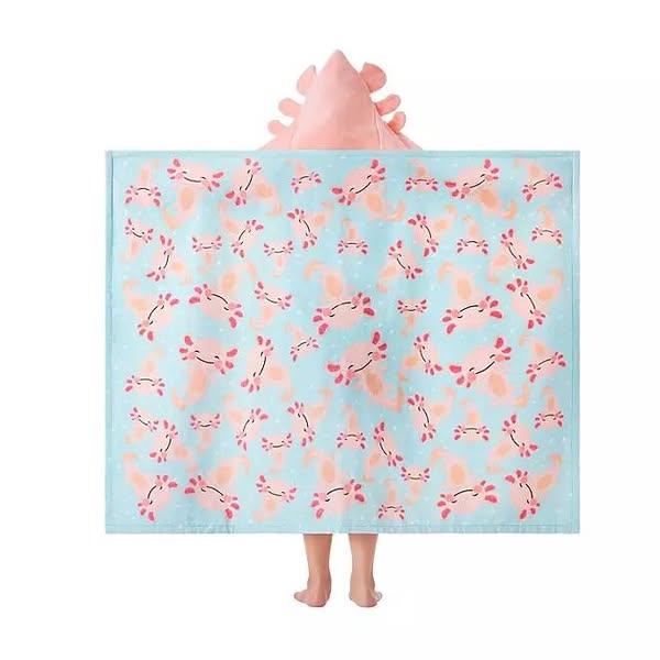 Member's Mark 100% Cotton Kids' Hooded Towel With Hand Pockets