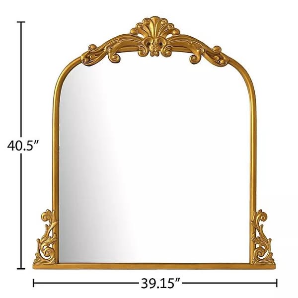 Azalea Park Filigree Wall Mirror, Gold