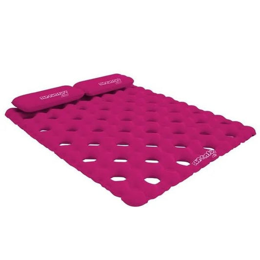 Airhead SUN COMFORT COOL SUEDE Double Pool Mattress, Raspberry