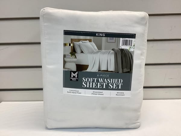 Member's Mark Soft Washed Sheet Set King Size