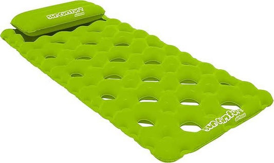 Airhead SUN COMFORT COOL SUEDE Pool Mattress, Lime