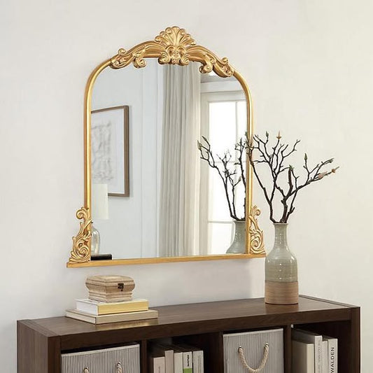 Azalea Park Filigree Wall Mirror, Gold