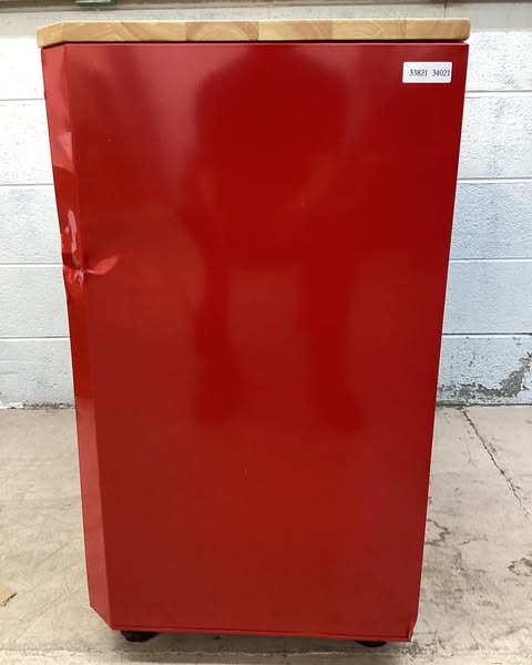 Husky 24-Gauge Steel 1-Drawer 2-Door Garage Base Cabinet in Red (28 in. W x 32.8 in. H x 18.3 in. D)