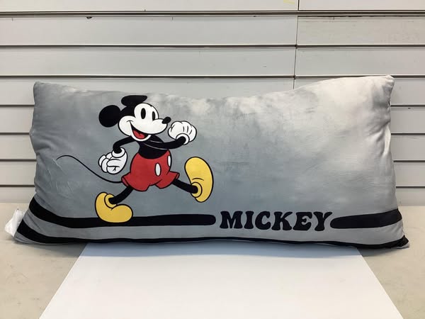 Walking Mickey Mouse Pillow 36” x18”