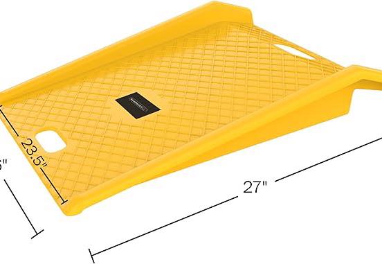 Stalwart Portable High-Density Curb Ramp with 1000 lbs. Weight Capacity