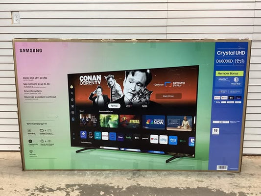 SAMSUNG 85” Class DU8000 Series UHD 4K Smart TV